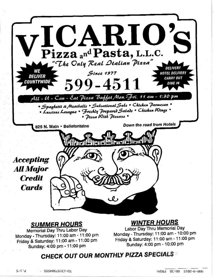 Vicario's Pizza - Bellefontaine, OH