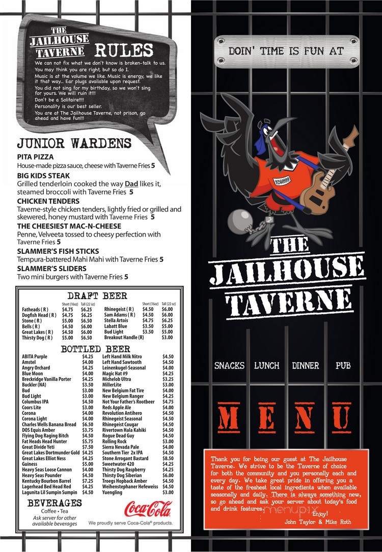 The Jailhouse Taverne - Grafton, OH