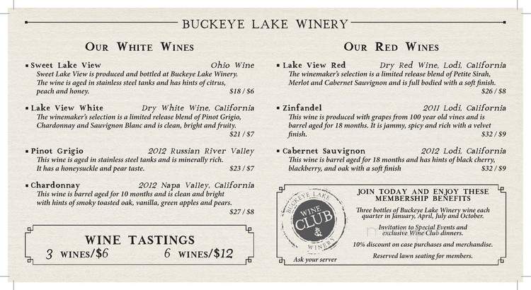 Buckeye Lake Winery - Thornville, OH