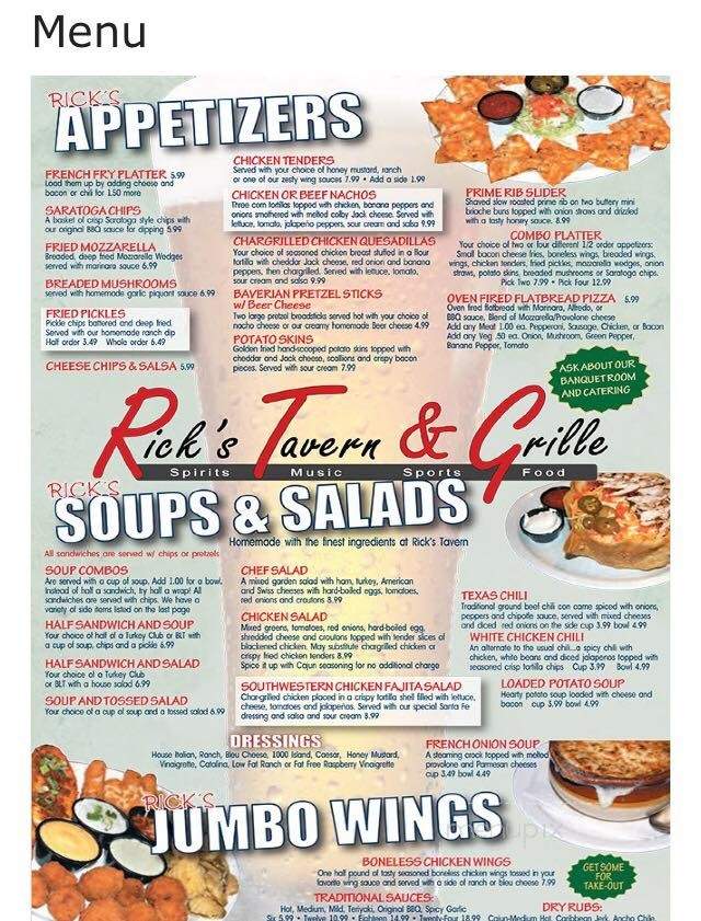 Rick's Tavern & Grille - Fairfield, OH