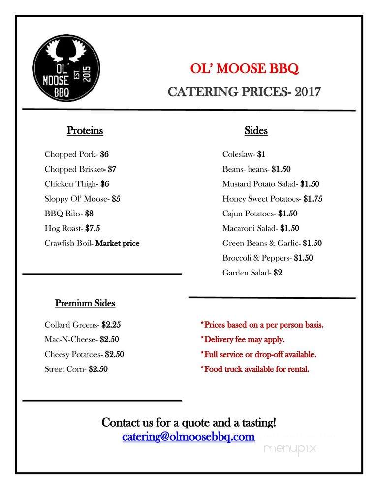Ol Moose BBQ - Portage, MI