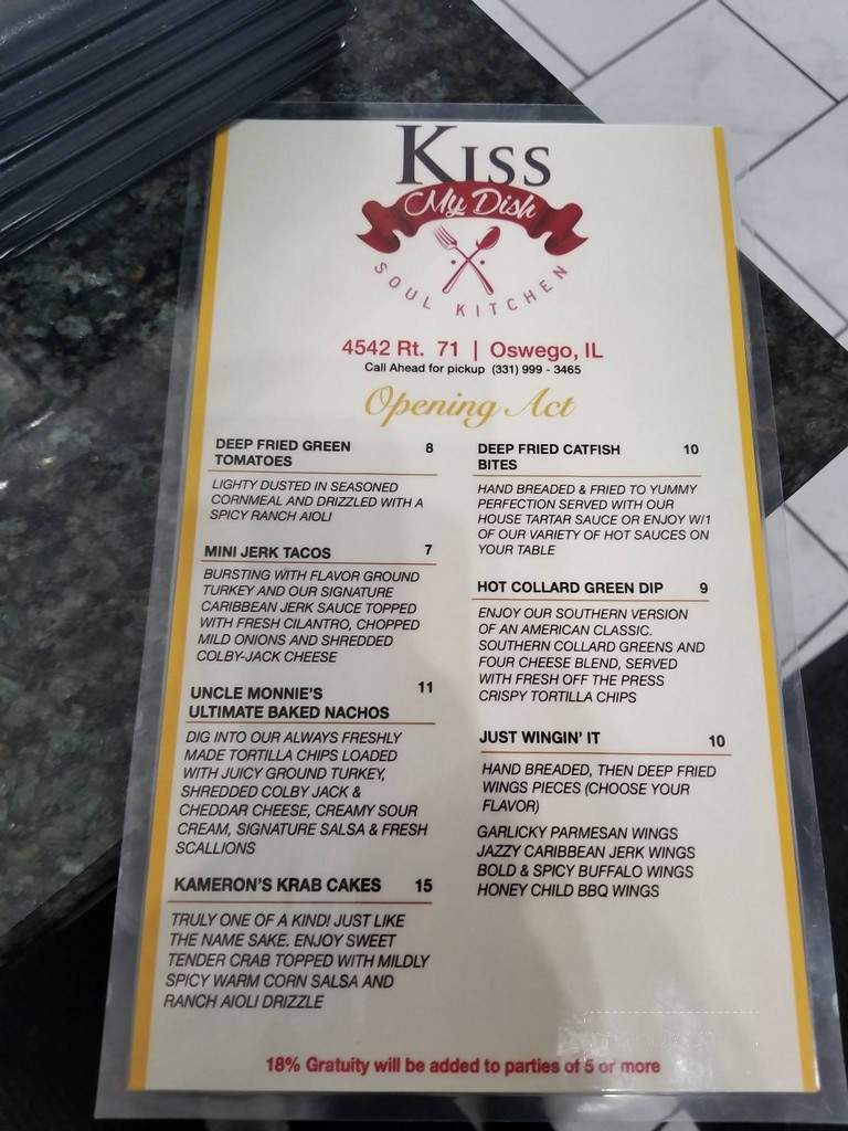 Kiss My Dish Soul Kitchen - Oswego, IL