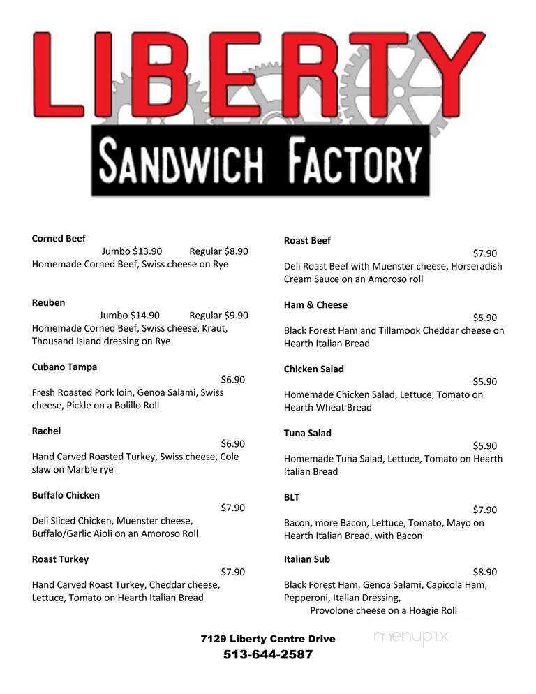 Liberty Sandwich Factory - Liberty Township, OH