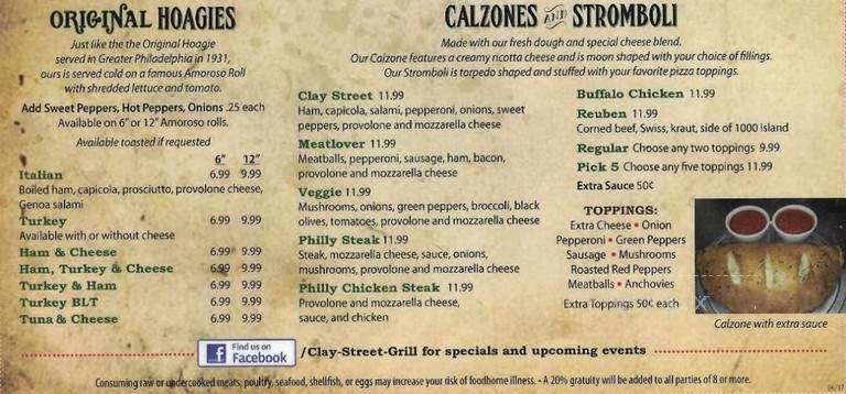 Clay Street Grill - Austinburg, OH