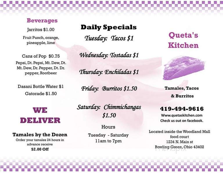 Queta's Kitchen - Bowling Green, OH