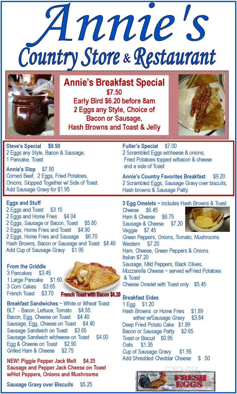 Annie's Country Store & Restaurant - Chandlersville, OH