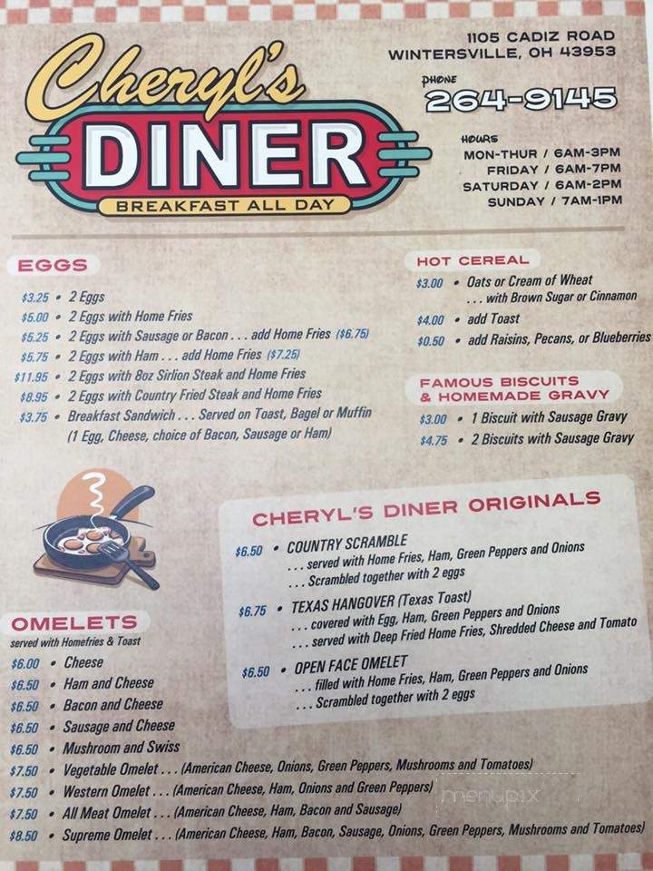 Cheryl's Dinerstaurant - Wintersville, OH