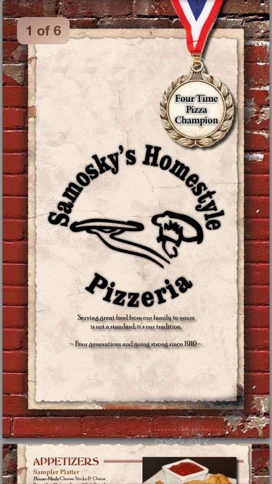 Samosky's Homestyle Pizzeria - Valley City, OH