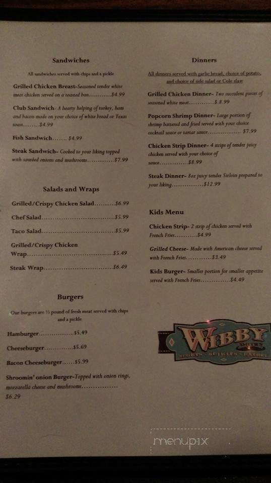 Wibby's Sports Bar and Grill - Kalida, OH