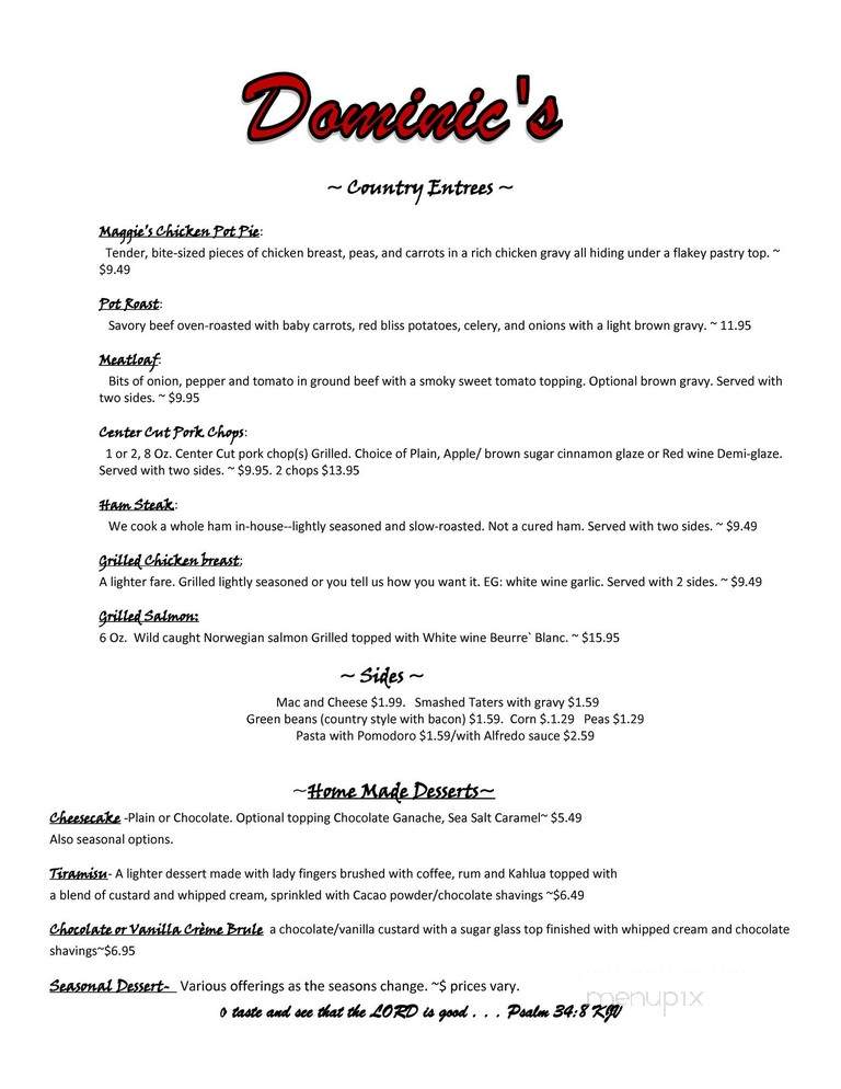 Dominic's Restaurant - Alexandria, KY