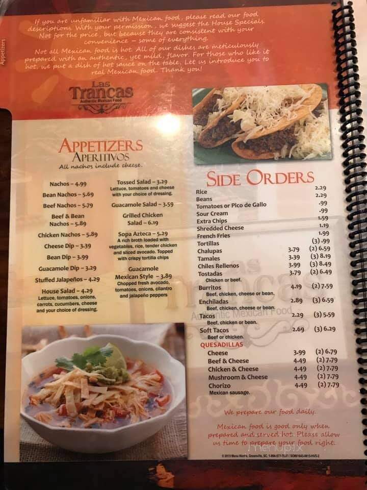 Las Trancas Mexican Restaurant - Marietta, OH