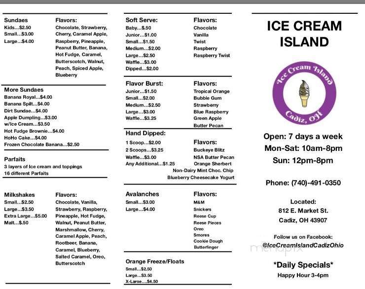 Ice Cream Island - Cadiz, OH