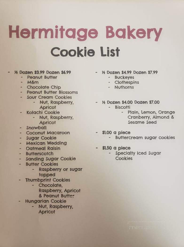 Hermitage Bakery - Hermitage, PA