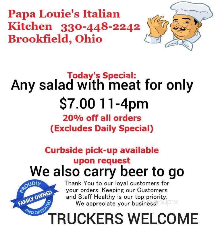 Papa Louie's Italian Kitchen - Brookfield, OH