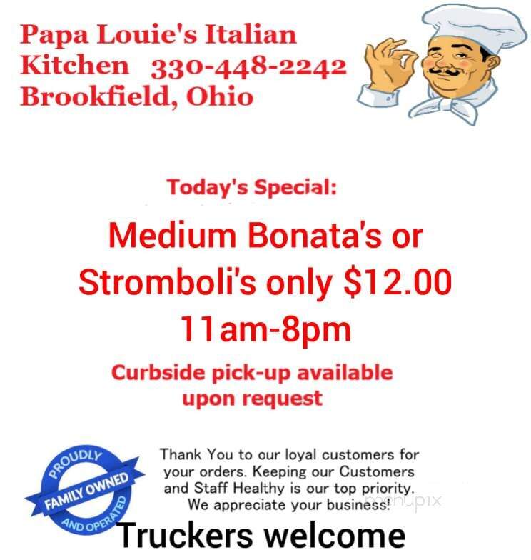 Papa Louie's Italian Kitchen - Brookfield, OH