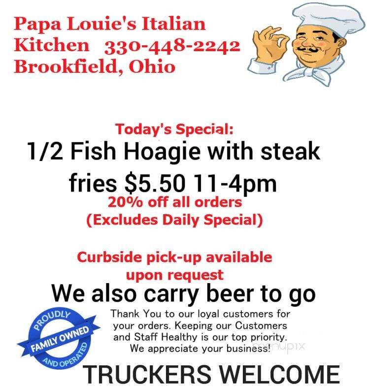 Papa Louie's Italian Kitchen - Brookfield, OH