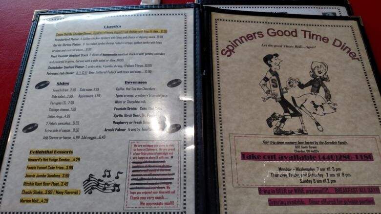 Spinner's Good Time Diner - Chardon, OH