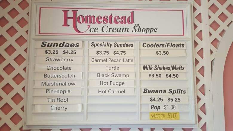 Homestead Ice Cream Shoppe - Archbold, OH