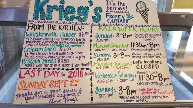 Krieg's Frozen Custard - Amherst, OH