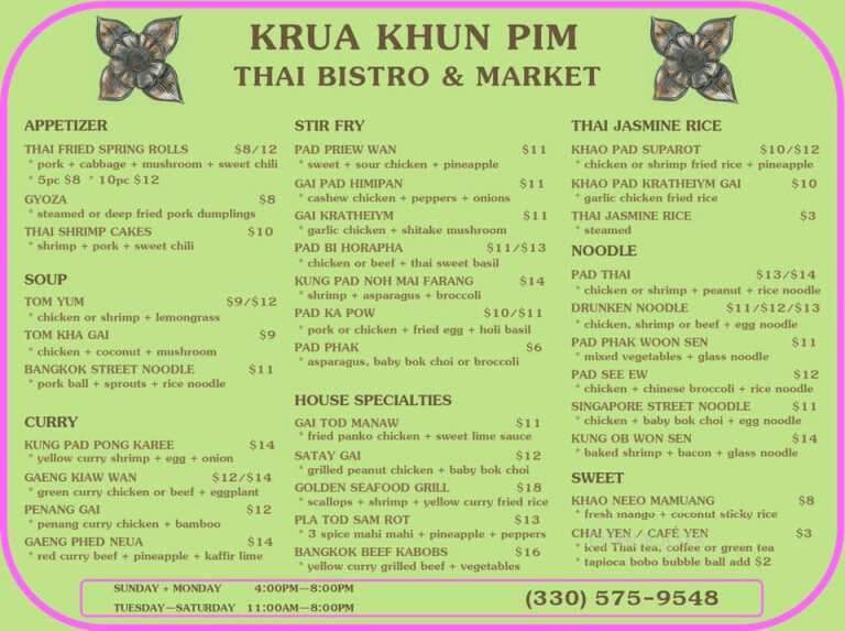 Krua Khun Pim - New Philadelphia, OH