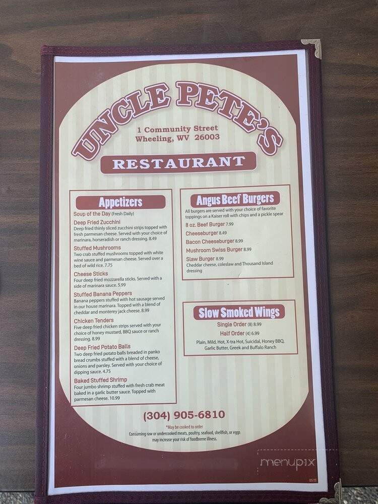 Uncle Pete's - Wheeling, WV