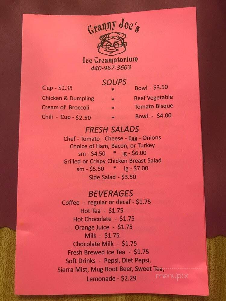 Granny Joe's Ice Creamatorium - Vermilion, OH