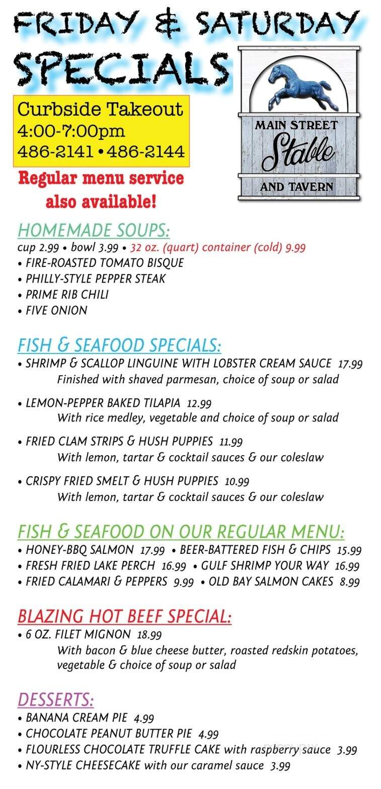 Stable Restaurant - Blissfield, MI