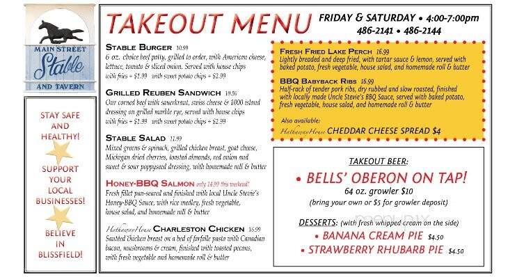 Stable Restaurant - Blissfield, MI