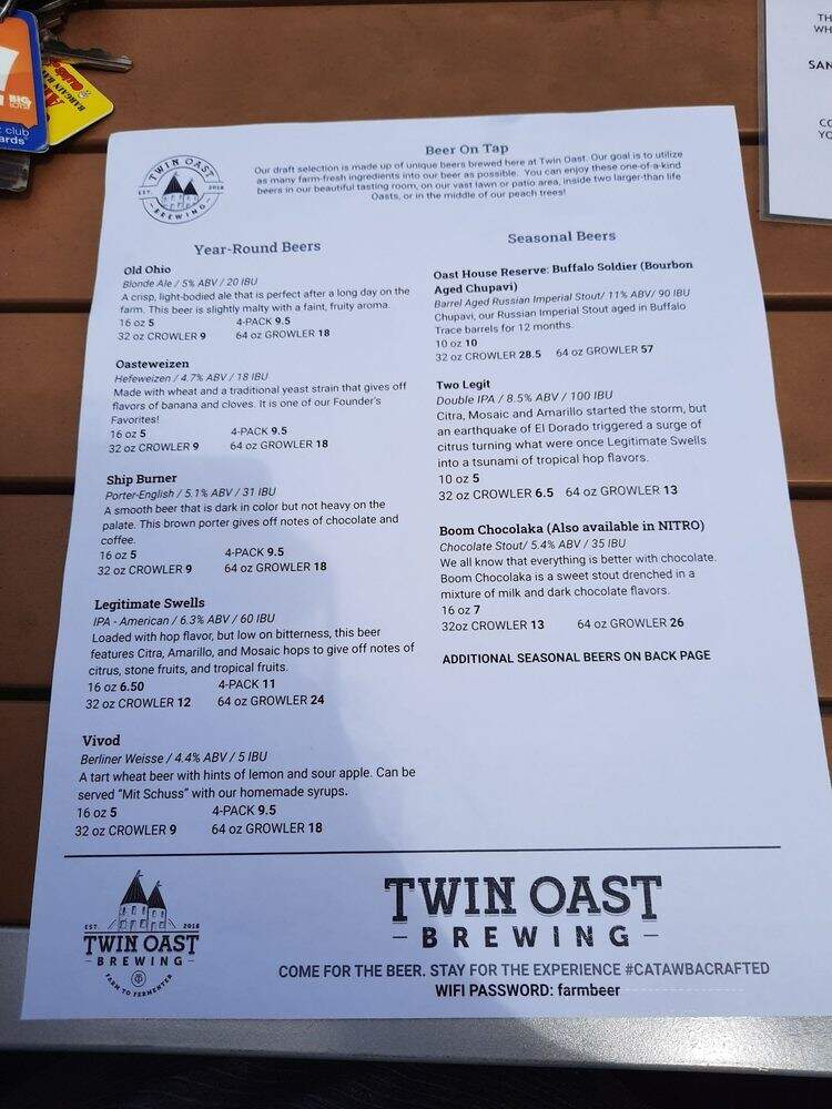 Twin Oast - Port Clinton, OH