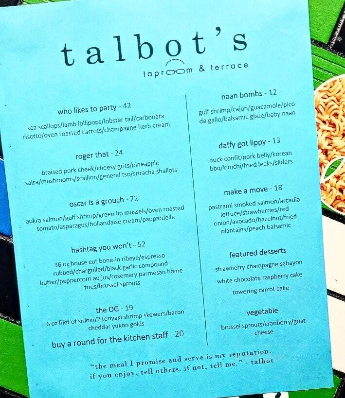 Talbot's Taproom & Terrace - Mercer, PA