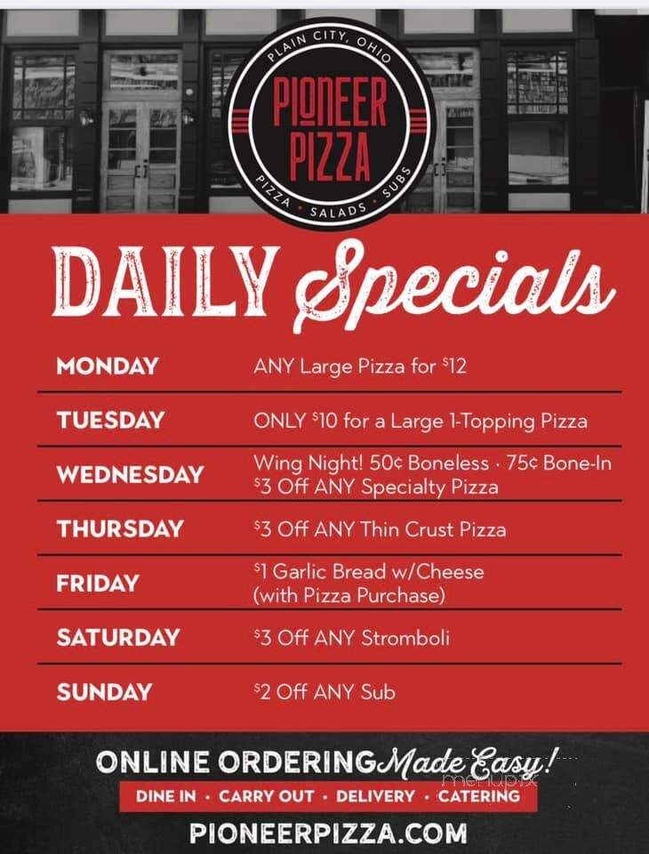 Pioneer Pizza - Plain City, OH