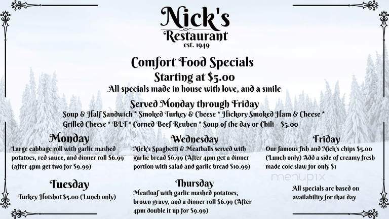 Nick's Restaurant - Xenia, OH