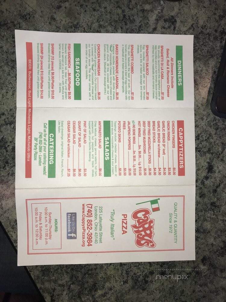 Cappy's Pizza - London, OH