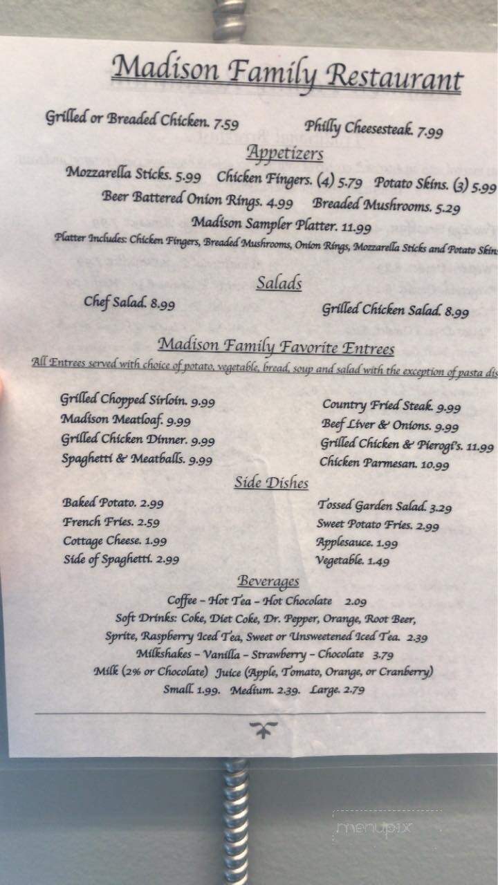 Madison Family Restaurant - Madison, OH