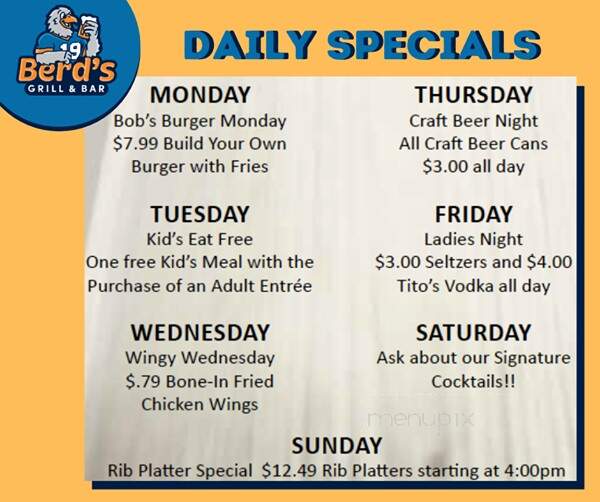 Berd's Grill & Bar - Fairfield, OH