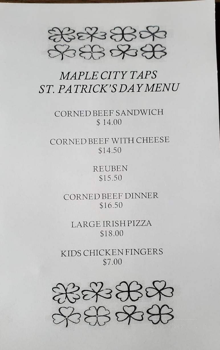 Maple City Taps and Eatery - Chardon, OH