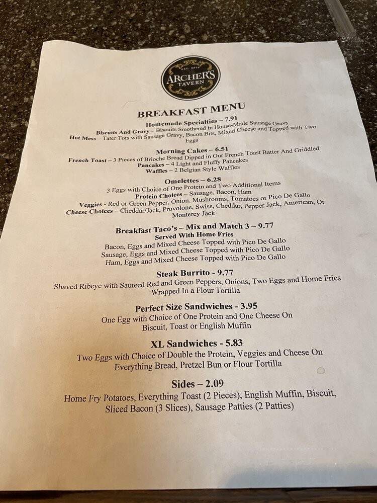 Archer's Tavern - Centerville, OH