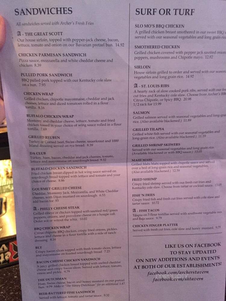 Archer's Tavern - Centerville, OH