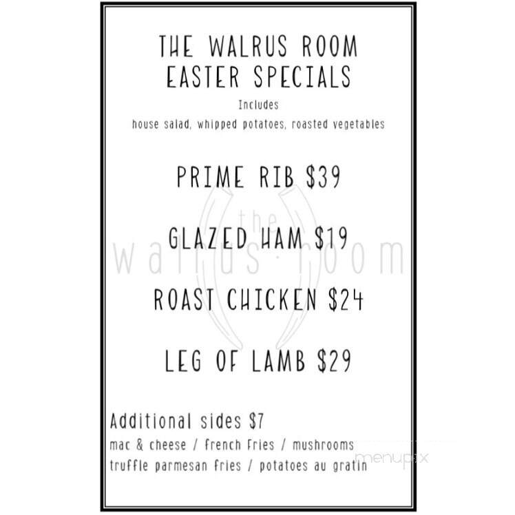 The Walrus Room - Geneva, IL