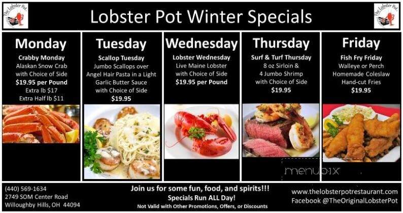 The Lobster Pot - Willoughby Hills, OH