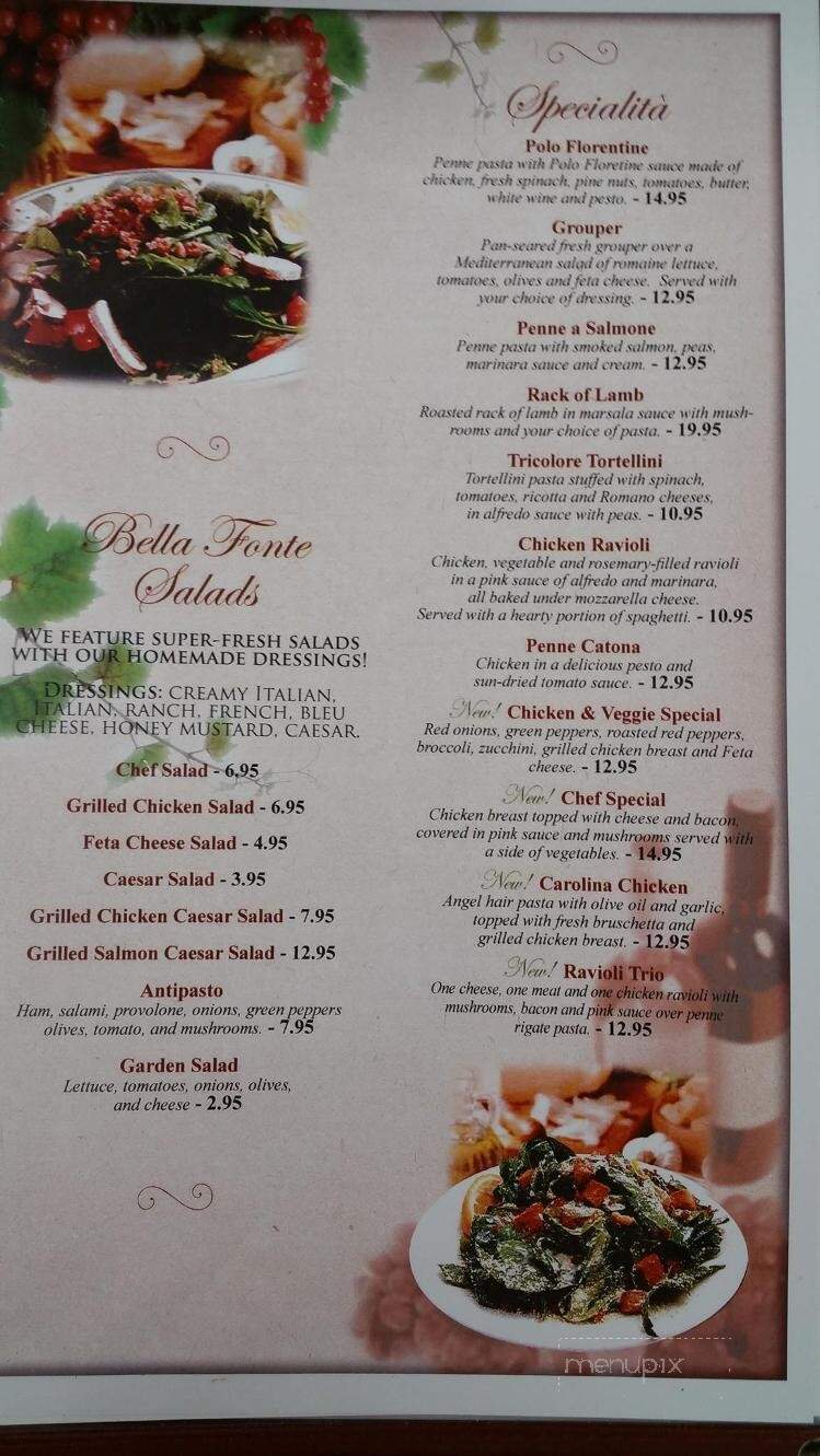 Bella Fonte Italian Restaurant - Ashland, KY