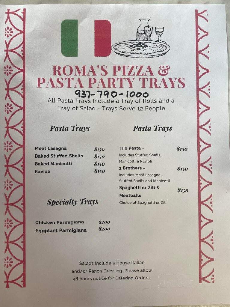 Roma's Pizza & Pasta - Springboro, OH