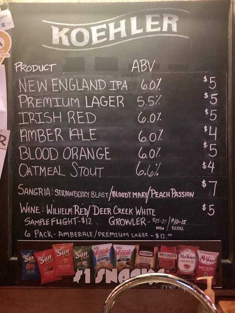 Koehler Brewing Company - Grove City, PA