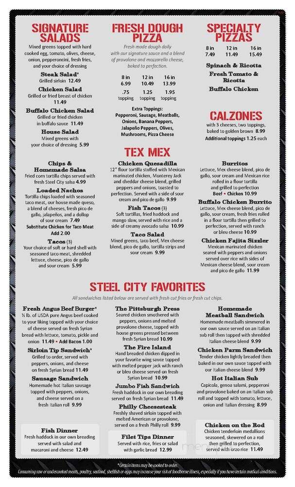 Steel City Sports Bar & Grille - New Castle, PA