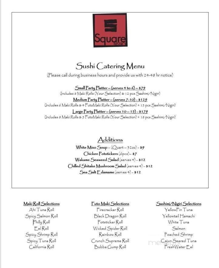 Square Bistro - Chardon, OH