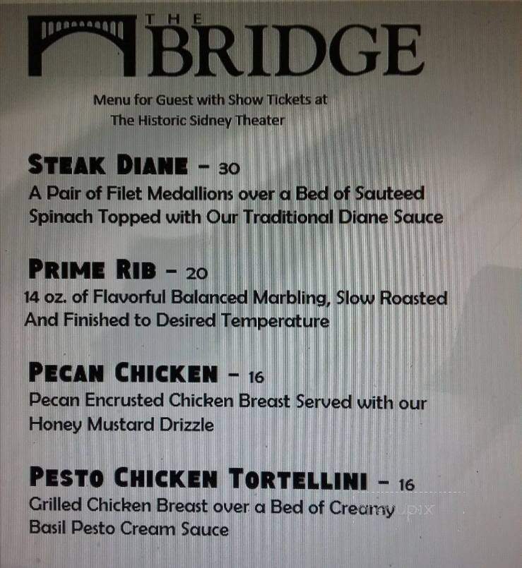 The Bridge Restaurant - Sidney, OH