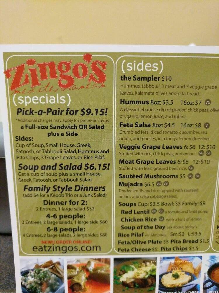 Zingo's Mediterranean - Perrysburg, OH