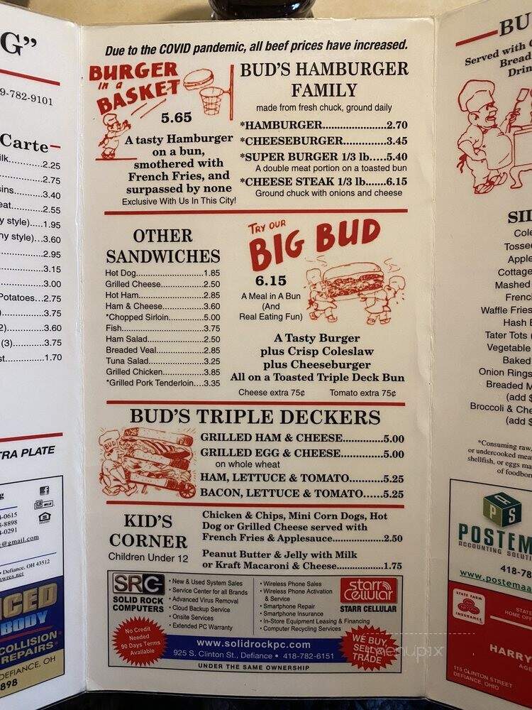 Bud's Restaurant - Defiance, OH