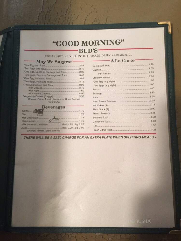 Bud's Restaurant - Defiance, OH