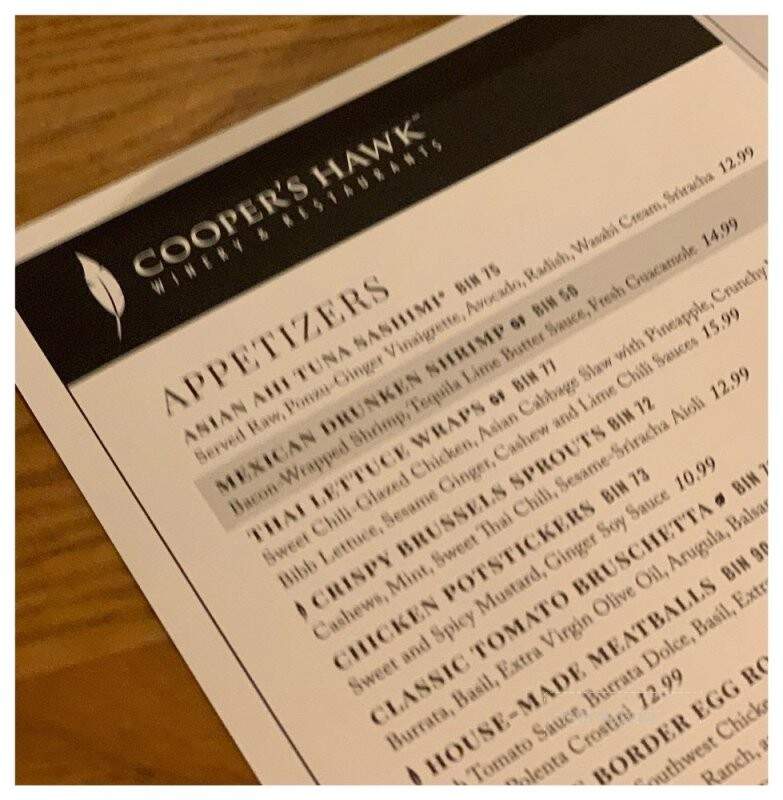 Cooper's Hawk Winery & Restaurant - Centerville, OH